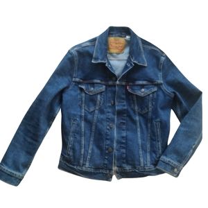 Levi's Dark Blue Denim Trucker Jacket
